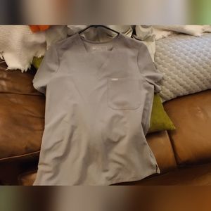 Figs Small Catarina Dark Space Grey top never worn